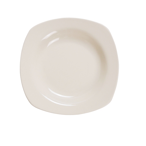 Yanco China RE-511 Recovery American White Porcelain 22 oz. Square Pasta Bowl