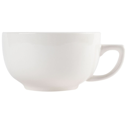 Yanco China RE-56 Recovery American White Porcelain 14 oz. Cappuccino Cup