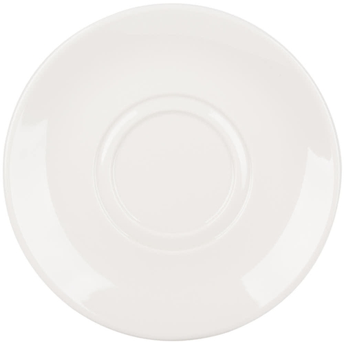 Yanco China RE-57 Recovery American White Porcelain 6.8" dia. Saucer - 3 Doz
