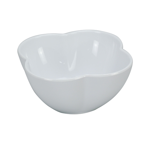 Yanco China RM-406 Rome White Melamine 16 oz. 6" dia. Salad Bowl - 4 Doz