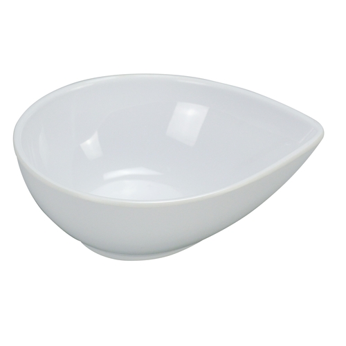 Yanco China RM-708 Rome White Melamine 26 oz. 8" x 6" Oval Dish - 4 Doz
