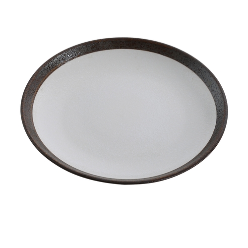 Yanco China RO-107 Rockeye Porcelain 7" x 5" Oval Coupe Plate - 3 Doz