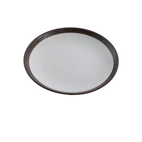 Yanco China RO-112 Rockeye Porcelain 12" x 9.5" Oval Coupe Plate - 1 Doz