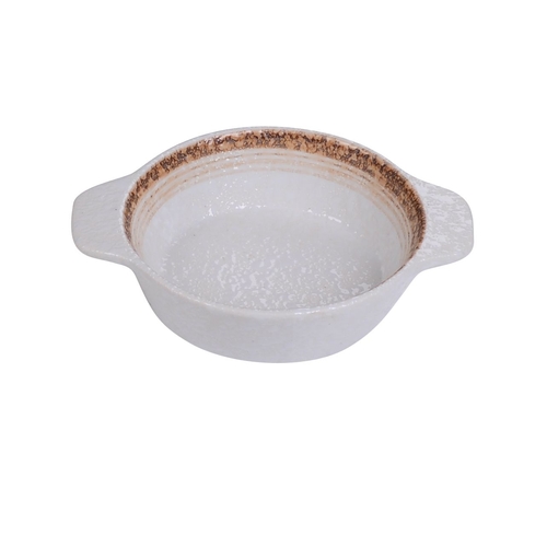 Yanco China RO-2506 Rockeye-2 Glazed Porcelain 7 oz. 6.5" dia. Bake Dish - 3 Doz