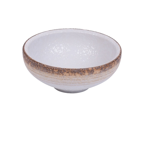 Yanco China RO-2704 Rockeye-2 Glazed Porcelain 7 oz. 4.75" dia. Rice Bowl- 3 Doz