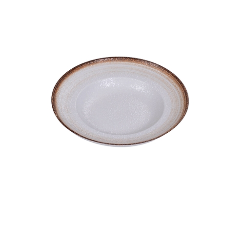 Yanco China RO-2710 Rockeye-2 Glazed Porcelain 32 oz. Deep Mediterranean Bowl