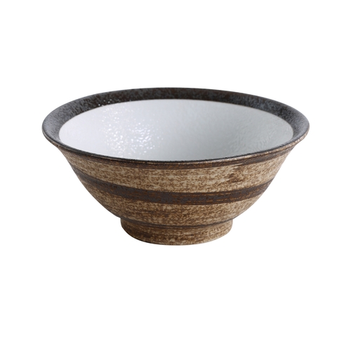 Yanco China RO-4107 Rockeye Glazed Porcelain 26 oz. 7.5" dia. Noodle Bowl- 2 Doz