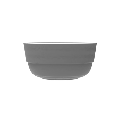 GET RR-2-3-WM/GRM Roca Balance White/Gray Melamine 3 oz. Sauce Dish - 6 Doz