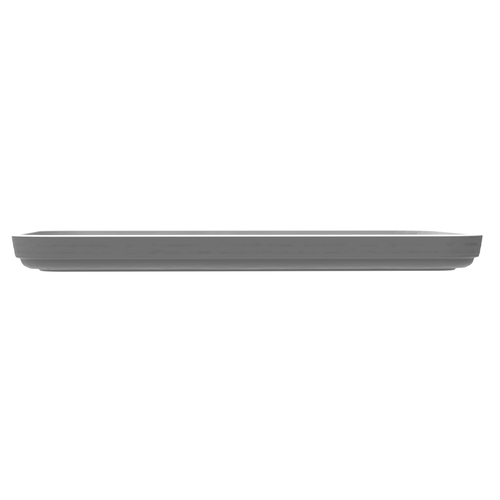 GET RS-2-128-WM/GRM Roca Balance White/Gray Melamine 12" x 8" Platter - 1 Doz