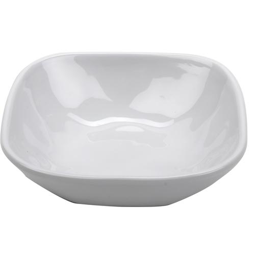 GET SB-14-AM-W Arctic Mill White Melamine 14 oz. 6" Square Soup Bowl- 2 Doz