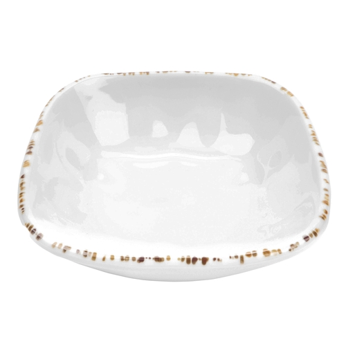 GET SB-14-UM Urban Mill Cream Melamine 14 oz. 6" Irregular Square Bowl