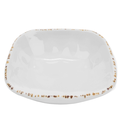 GET SB-5-UM Urban Mill Cream Melamine 5 oz. 4.25" Square Monkey Dish