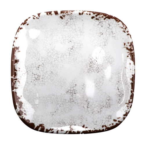 GET SCS-9-FM French Mill Melamine 9.5" Square Dinner Plate - 1 Doz