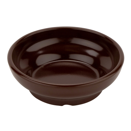 GET SD-05-BR Viva Mexico Brown Melamine 5 oz. 4" dia. Salsa Dish - 4 Doz