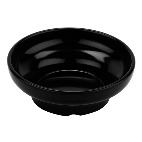 GET SD-06-BK Viva Mexico Black Melamine 6 oz. 4.5" dia. Salsa Dish- 4 Doz