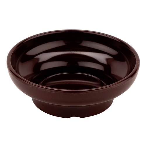 GET SD-06-BR Viva Mexico Brown Melamine 6 oz.4.5" dia. Salsa Dish - 4 Doz