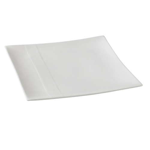 Yanco China SH-110 Shanghai Bone White Porcelain 10.25" x 10.25" Plate - 2 Doz