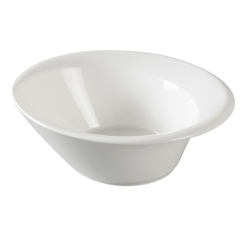 Yanco China SH-406 Shanghai Bone White Porcelain 10 oz. 6" dia. Salad Bowl