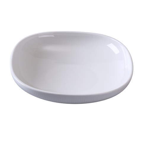 Yanco China SI-407 Siena White Porcelain 16 oz. 7" x 7" Bowl - 2 Doz
