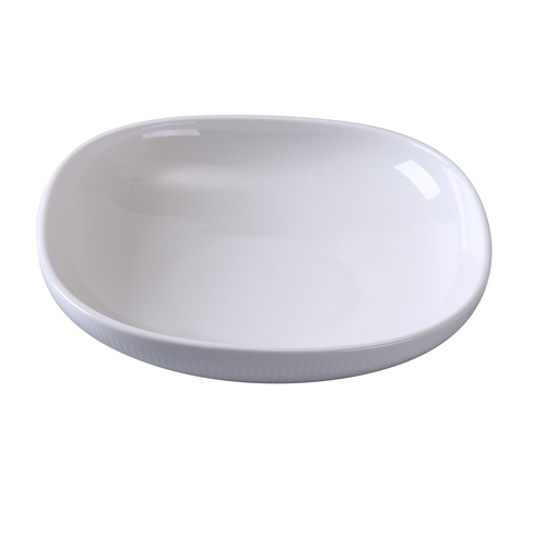 Yanco China SI-408 Siena White Porcelain 24 oz. 8" x 8" Bowl - 2 Doz