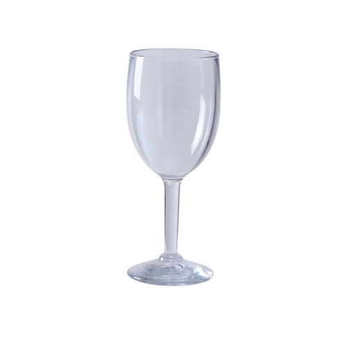 Yanco China SM-08-WI Stemware Clear Plastic 8 oz. 2.75" dia. Wine Glass - 2 Doz