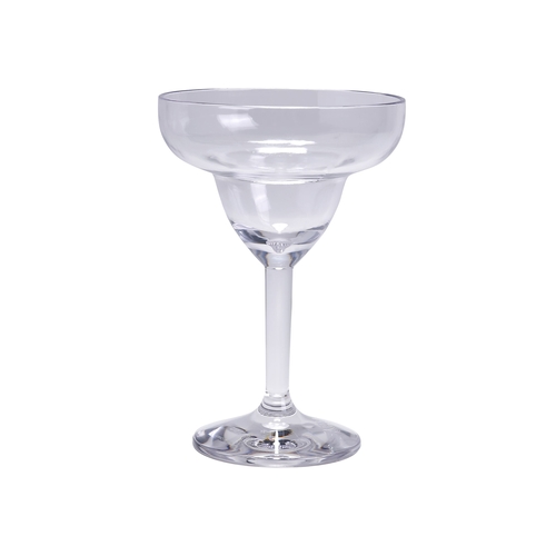 Yanco China SM-10-MG Stemware Clear Plastic 10 oz. 5" dia. Margarita Glass- 2 Doz
