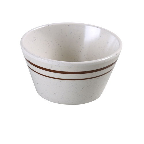 Yanco China SS-302 Sesame Beige Melamine 8 oz. 4" dia. Bouillon Cup - 4 Doz