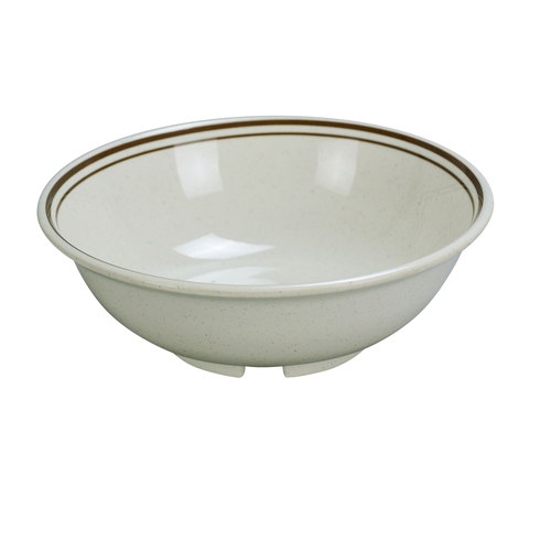 Yanco China SS-507 Sesame Beige Melamine 32 oz. 7.5" dia. Soup Bowl - 4 Doz