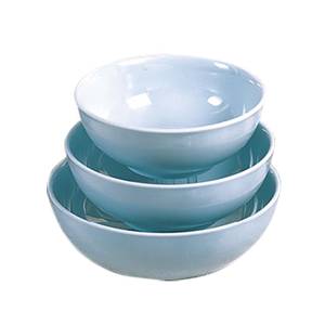 Thunder Group 5990 74 oz Blue Jade Pattern Melamine Soup Bowl - 1 Doz