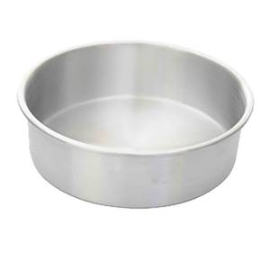 Thunder Group ALCP0802 8" Diameter Aluminum Round Layer Cake Pan 2" Depth