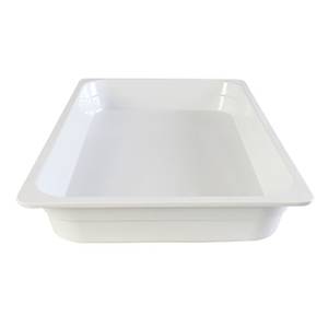 Thunder Group GN1002W Melamine Stackable Food Pan - White