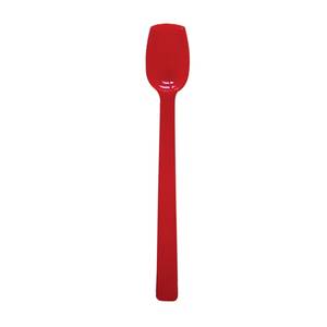 Thunder Group PLBS010RD 3/4 oz Red Polycarbonate Solid Buffet Spoon - 1 Doz