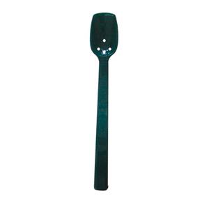 Thunder Group PLBS110GR 3/4 oz Green Polycarbonate Perforated Buffet Spoon - 1 Doz