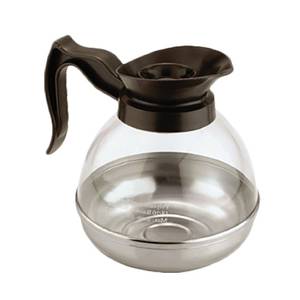 Thunder Group PLCD064 64 oz Polycarbonate Coffee Decanter w/ Stainless Steel Base