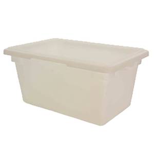Thunder Group PLFB121809PP 4.75 Gallon White Polypropylene Food Storage Box