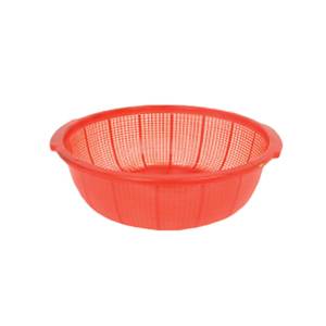 Thunder Group PLFP001 18-1/2" Diameter Red Plastic Stackable Fish Basket