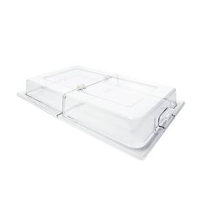 Thunder Group PLRCF001H Full Size Polycarbonate Dual Sided Rectangular Chafer Cover