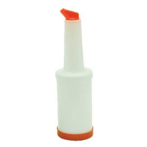 Thunder Group PLSNP01O 1 Qt Orange Color Coded Plastic Storer and Pour