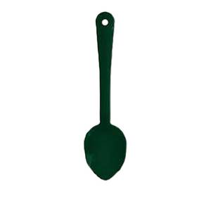 Thunder Group PLSS211GR 13" Solid Green Polycarbonate Serving Spoon - 1 Doz