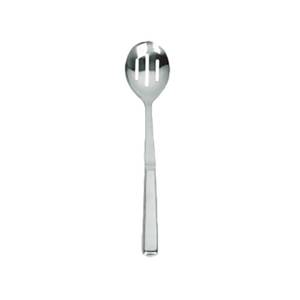 Thunder Group SLBF002 12" Heavy Gauge Slotted Stainless Steel Serving Spoon