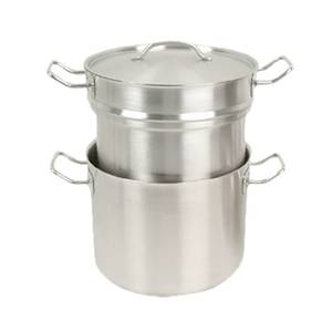 Thunder Group SLDB4020 20 Qt Stainless Steel Induction Double Boiler - 3 Piece Set