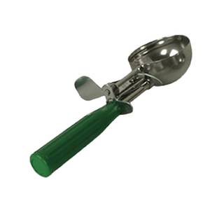 Thunder Group SLDS012 2-2/3 oz Stainless Steel #12 Green Handle Disher