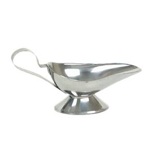 Thunder Group SLGB003 3 oz Stainless Steel Gravy Boat w/ Tapered Spout