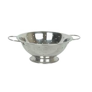 Thunder Group SLIL002 5 Qt Stainless Steel Perforated Colander w/ Footed Base