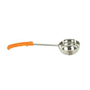 Thunder Group SLLD008 8 oz Stainless Steel Solid Orange Handle Portion Controller