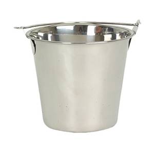 Thunder Group SLPAL013 13 Qt Stainless Steel Utility Pail w/ Swing Handle