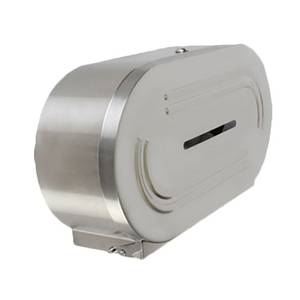 Thunder Group SLTD302 Stainless Steel Twin Jumbo Roll Toilet Tissue Dispenser