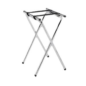 Thunder Group SLTS002 Chrome Plated Double Bar Folding Tray Stand