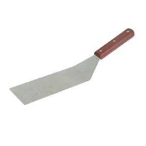 Thunder Group SLTWBT210 14" Straight Blade Solid Turner w/ Wooden Handle
