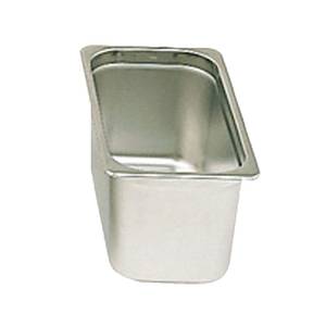 Thunder Group STPA2146 1/4 Size 22 Gauge Stainless Steel Steam Table Pan - 6" Deep